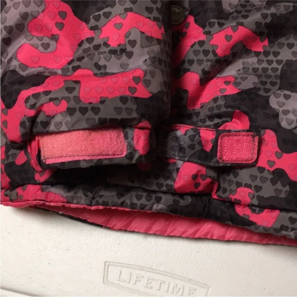 Pink Platinum Advanced Girls Winter Camo Puffer Jacket